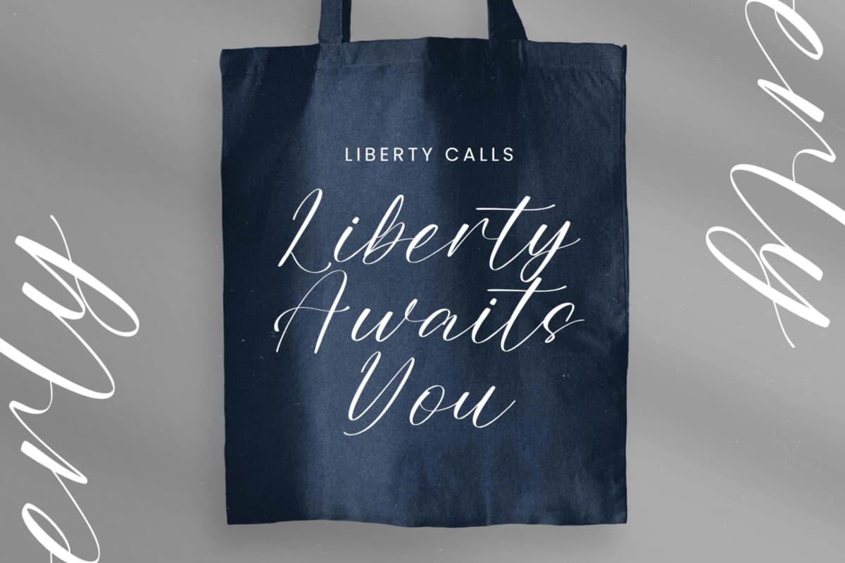 Preview 6 for Sentinel Liberty – Modern Handwritten Font