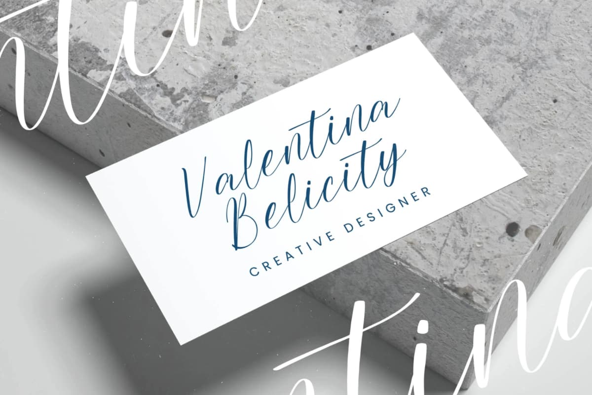 Preview 2 for Sentinel Liberty – Modern Handwritten Font