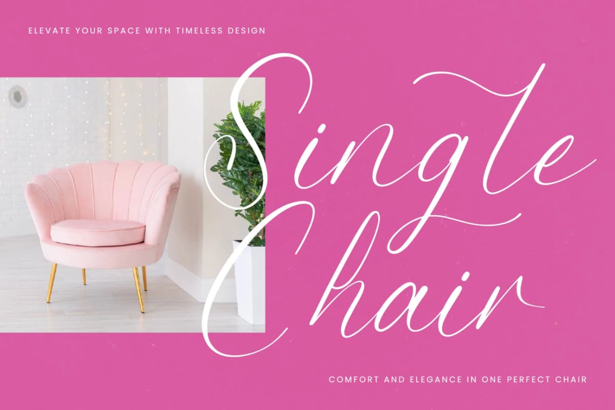 Petalip Orchid – Modern Freestyle Stylish font preview 11