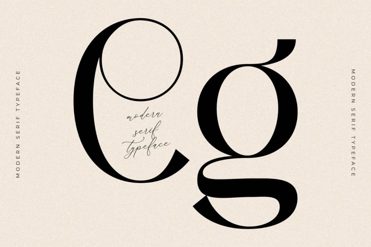 Preview 7 for Gerant - Modern Serif Typeface