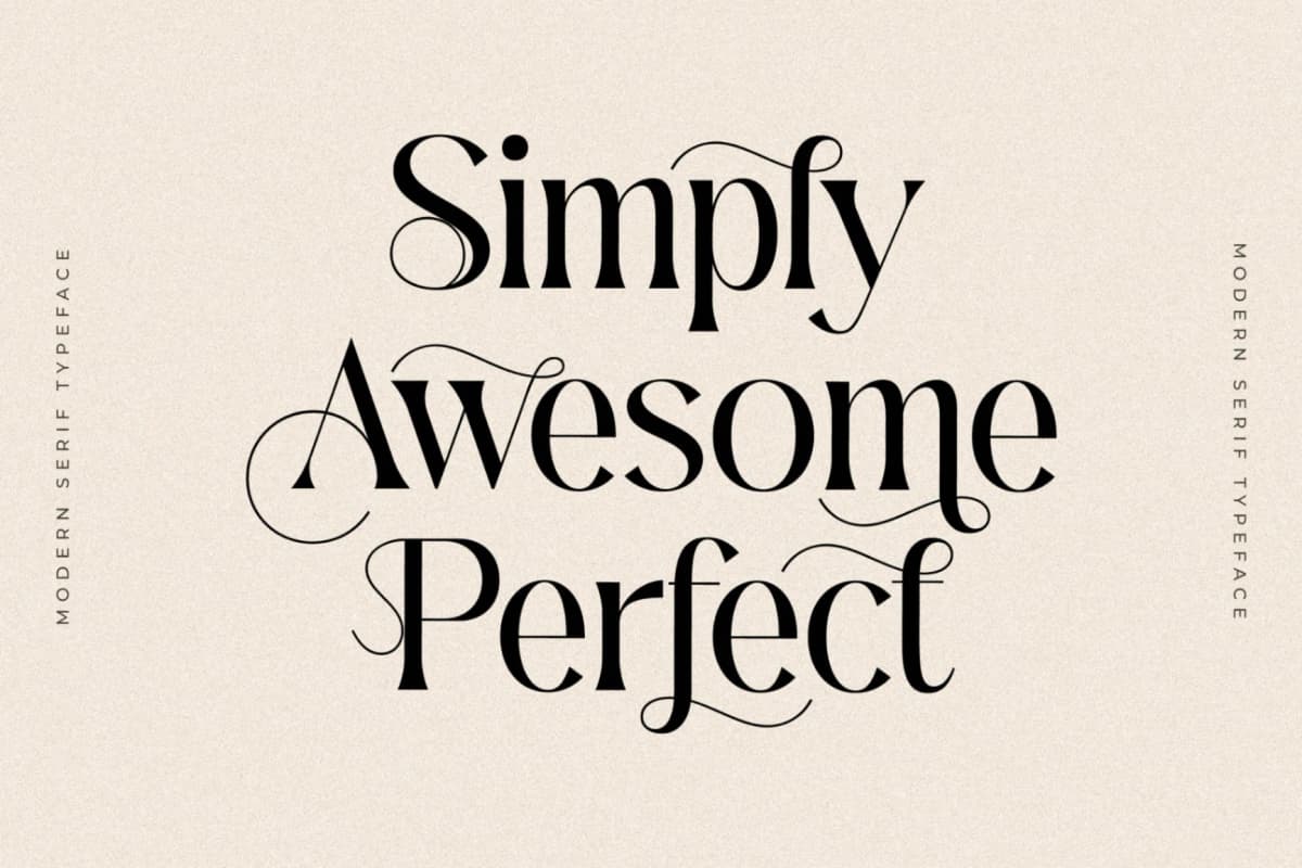Preview 3 for Gerant - Modern Serif Typeface