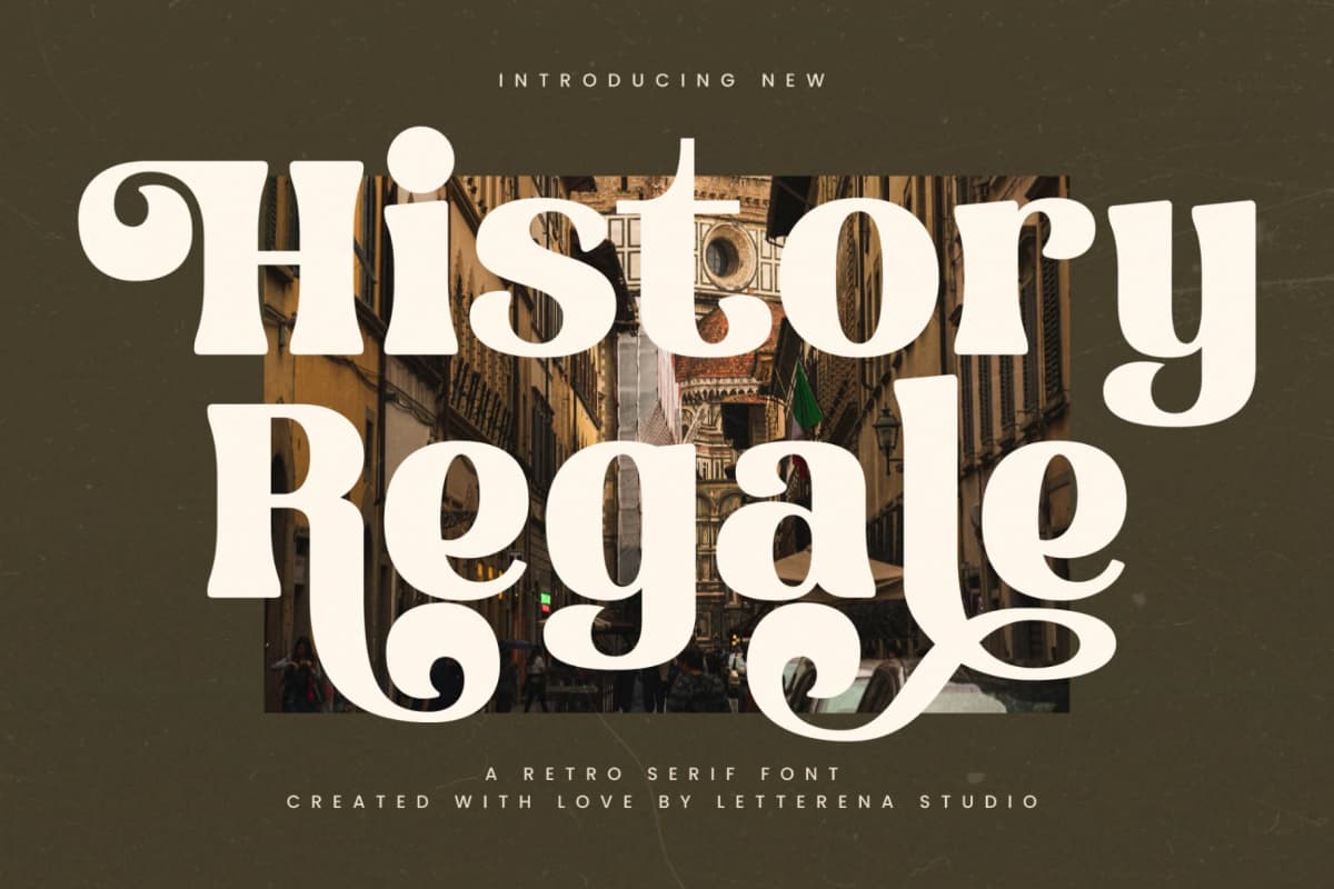 Preview of History Regale - Retro Serif Font font