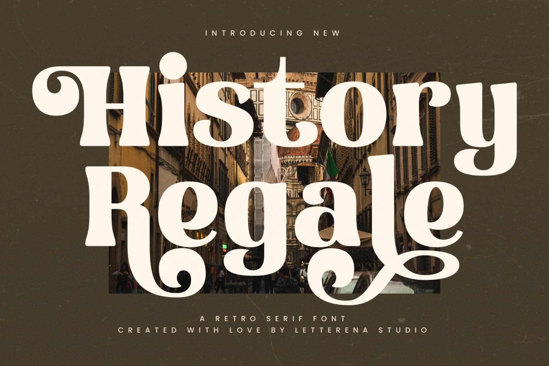 Preview of History Regale - Retro Serif Font font