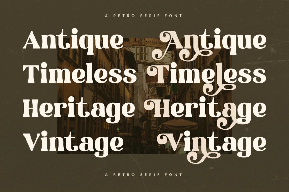 Preview 8 for History Regale - Retro Serif Font