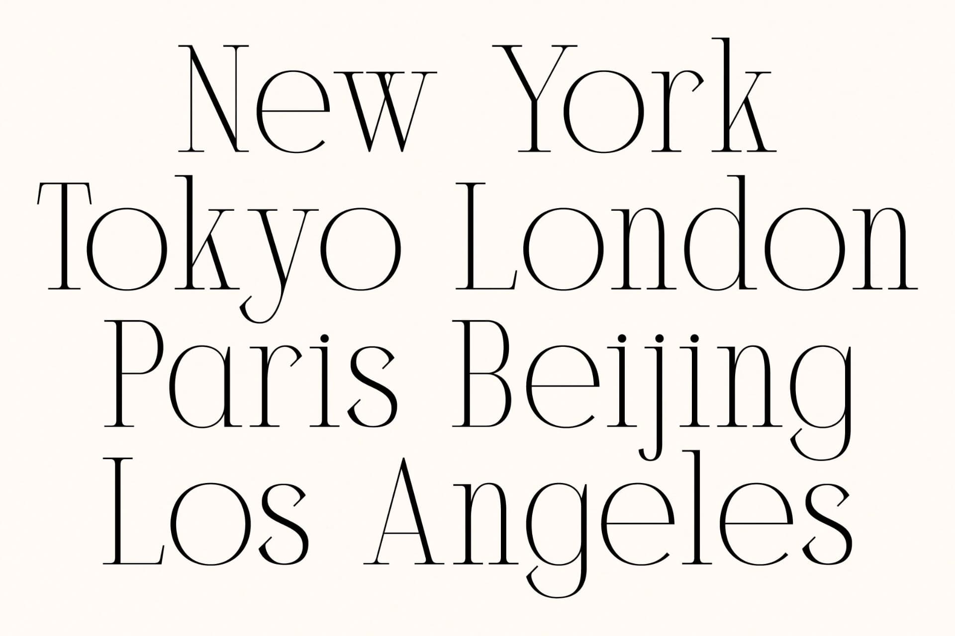 Preview 3 for Milegance – Modern Display Serif