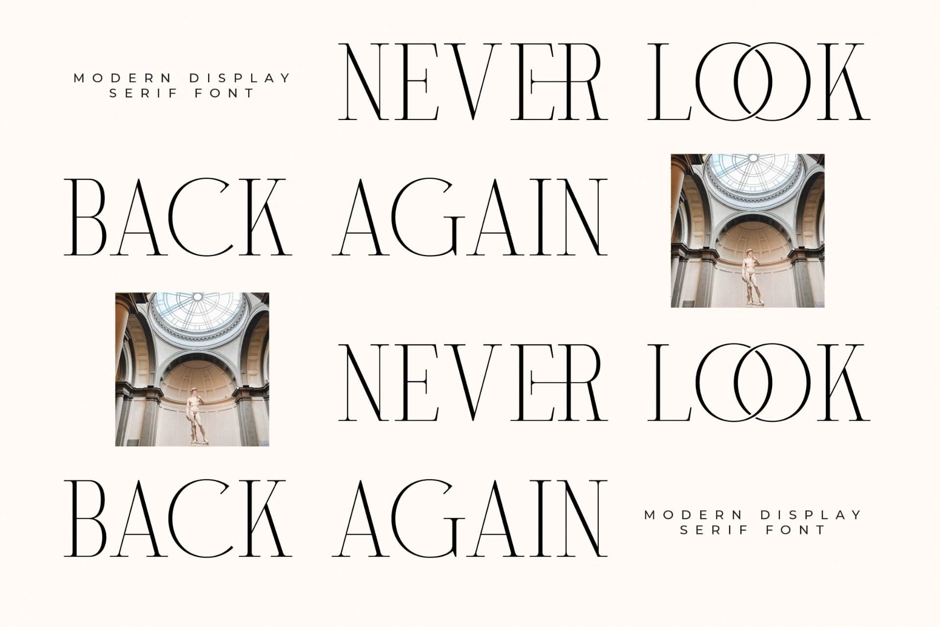 Preview 11 for Milegance – Modern Display Serif