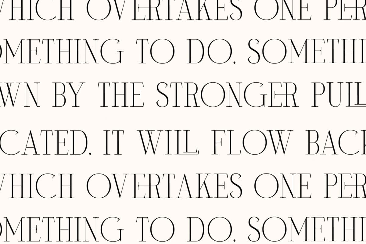 Milegance – Modern Display Serif font preview 9