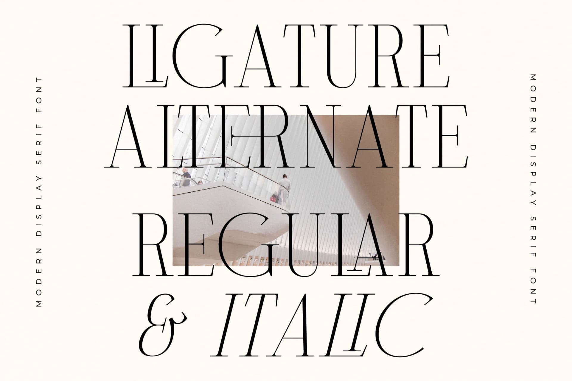Preview 6 for Milegance – Modern Display Serif