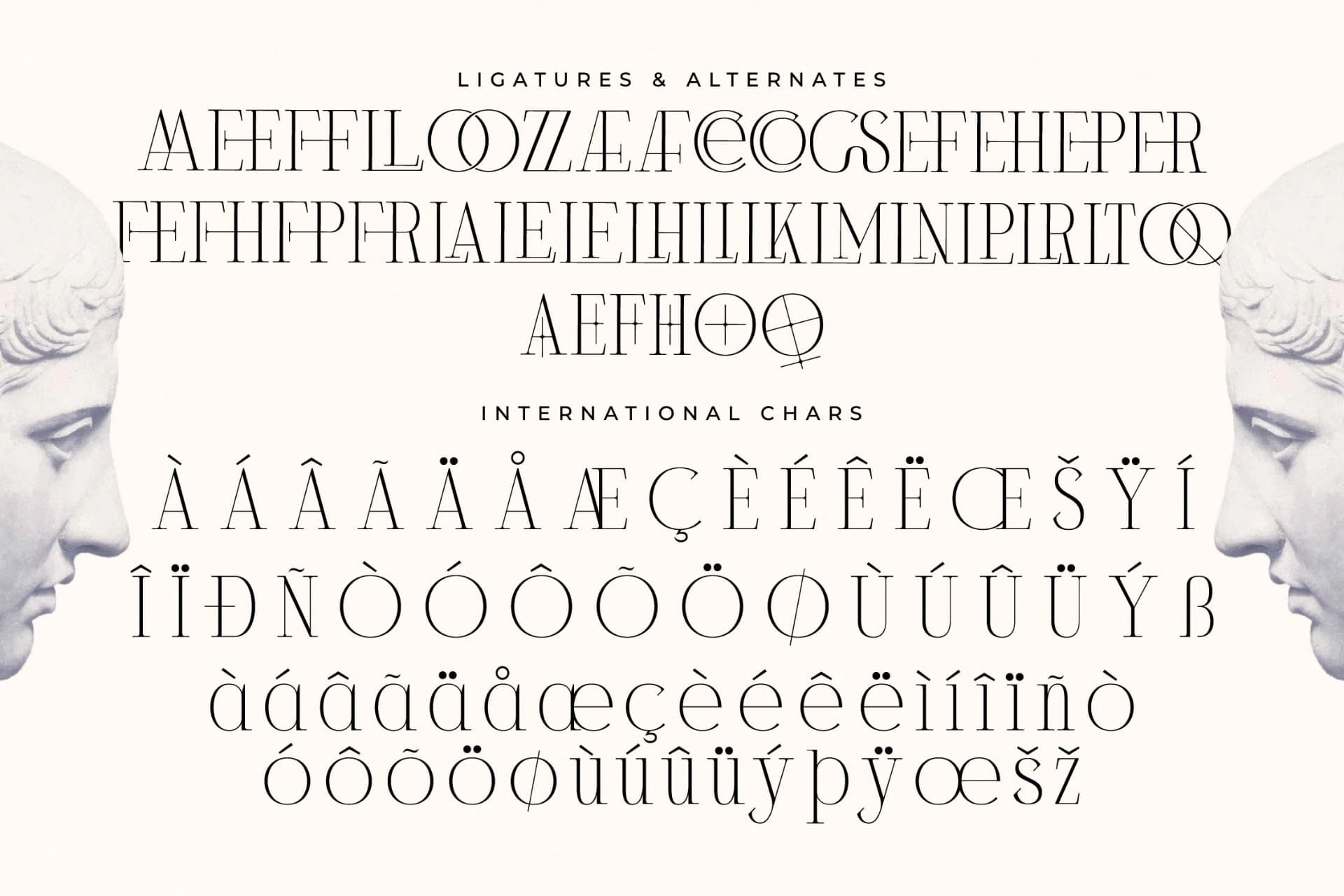 Preview 14 for Milegance – Modern Display Serif