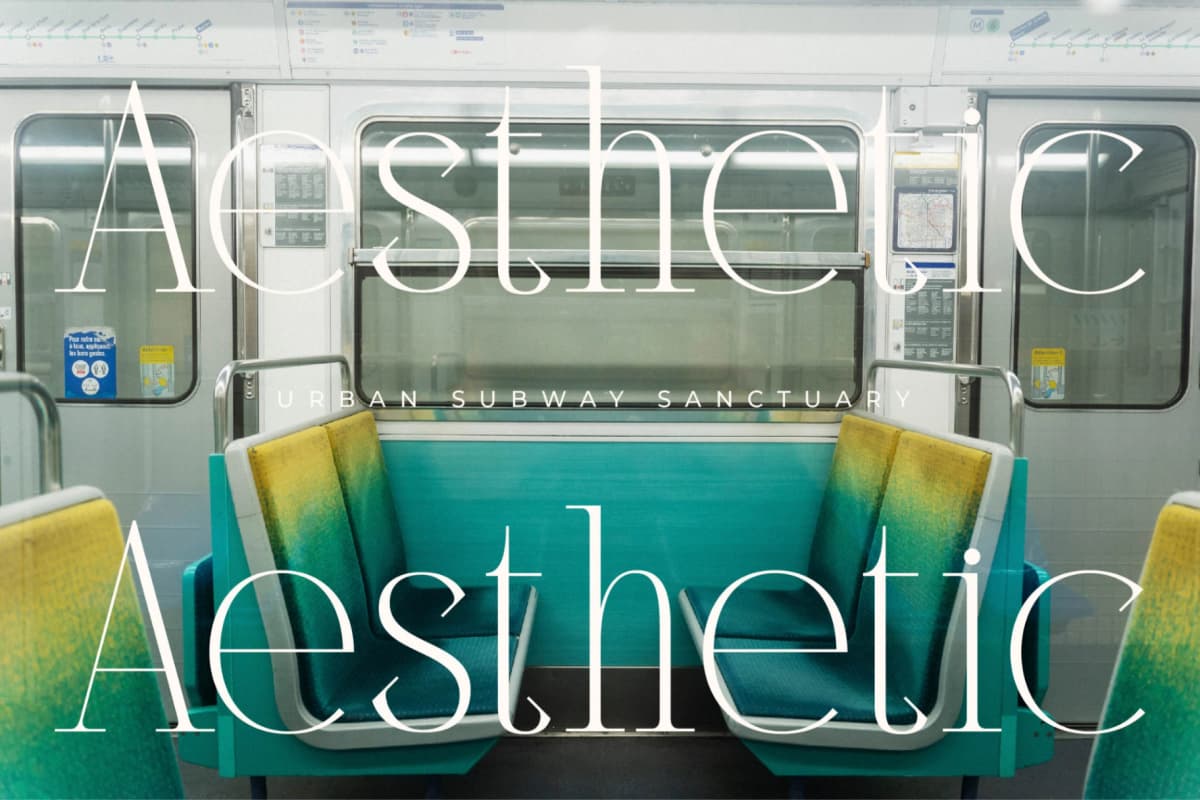 Milegance – Modern Display Serif font preview 5