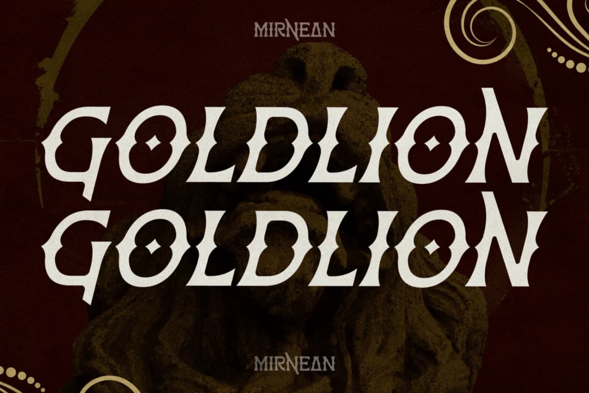 Preview 10 for Mirnean - Display Typeface Font