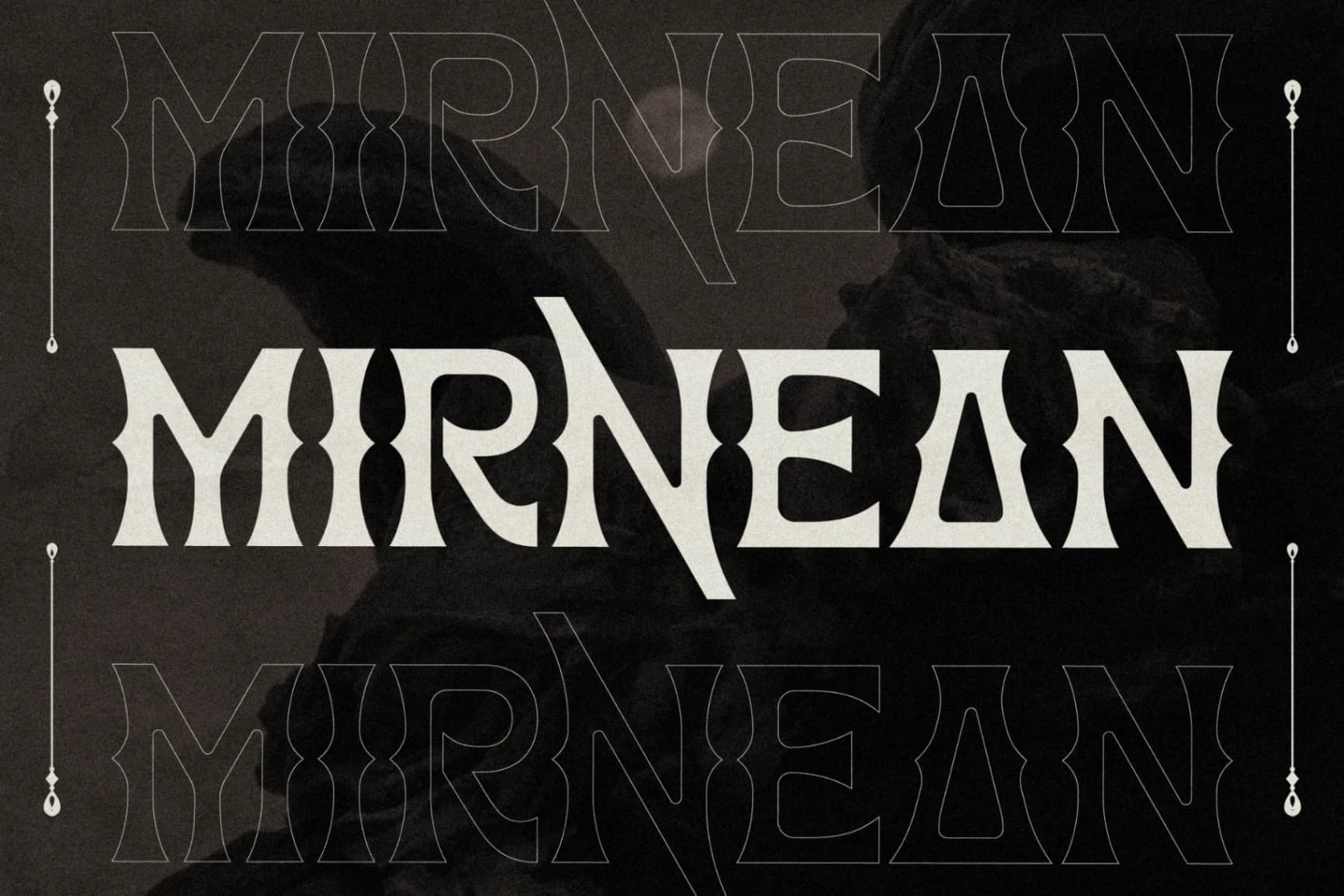 Preview 4 for Mirnean - Display Typeface Font