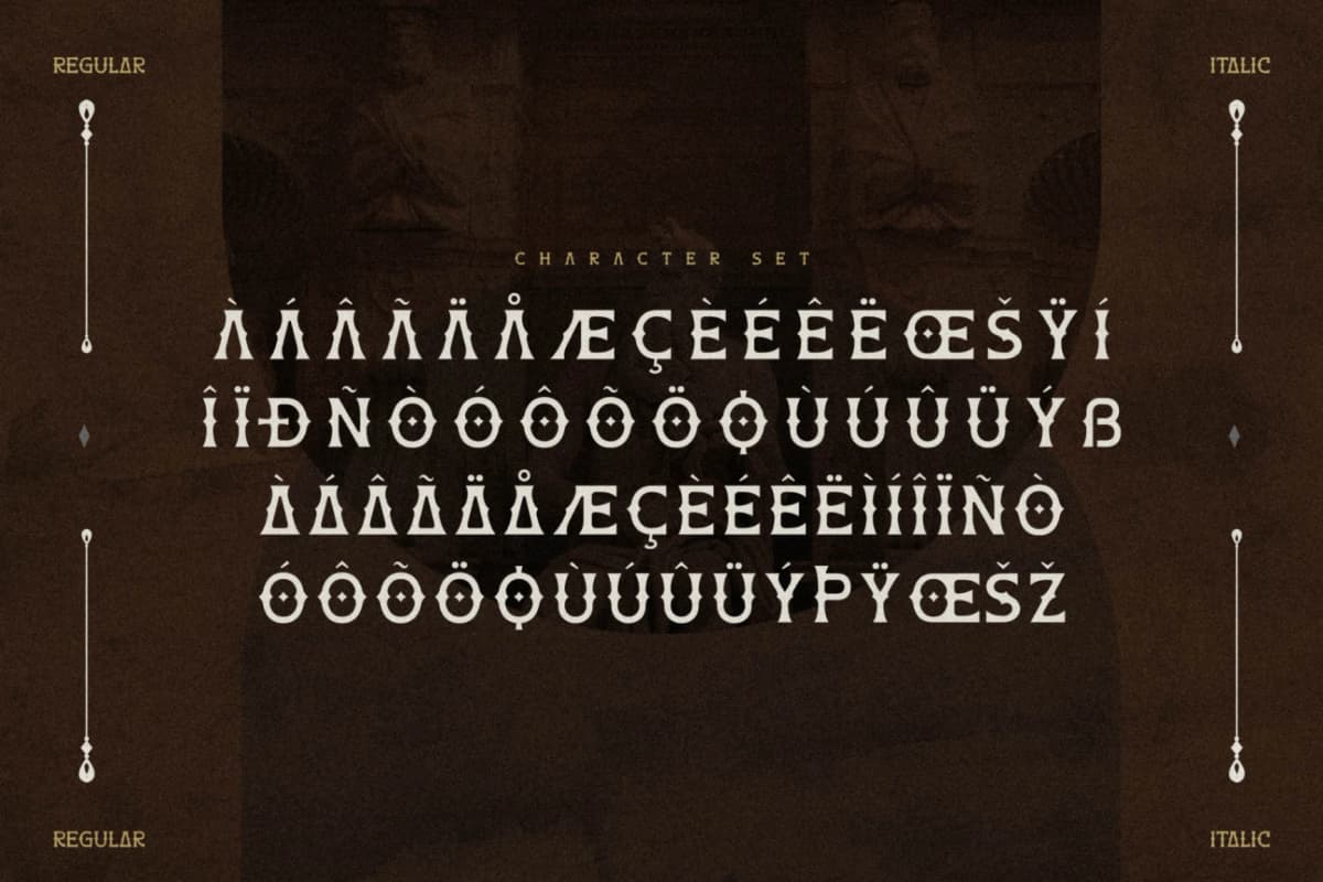 Preview 14 for Mirnean - Display Typeface Font
