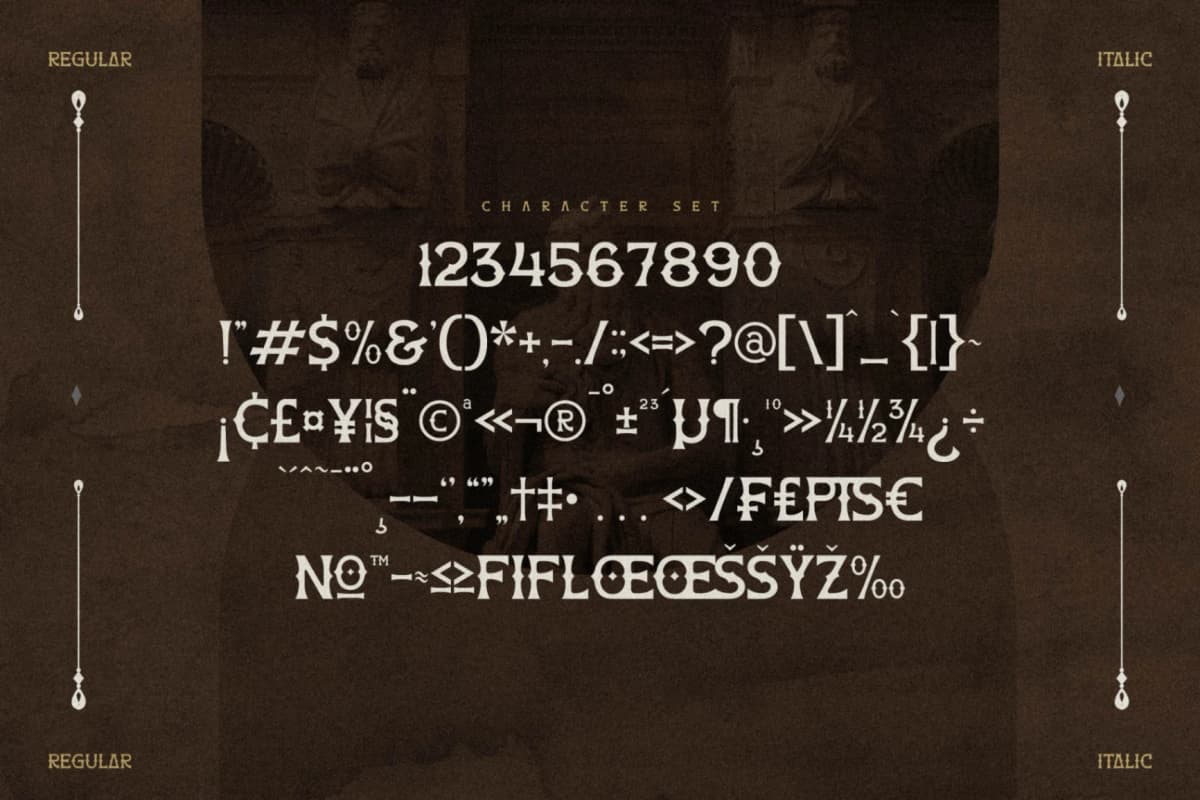 Preview 13 for Mirnean - Display Typeface Font