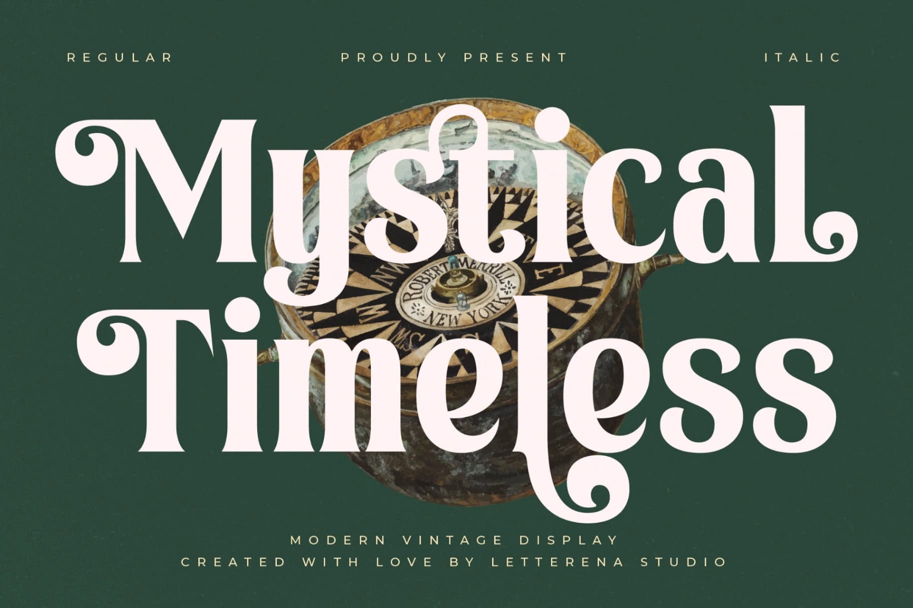 Preview of Mystical Timeless – Modern Vintage Display font