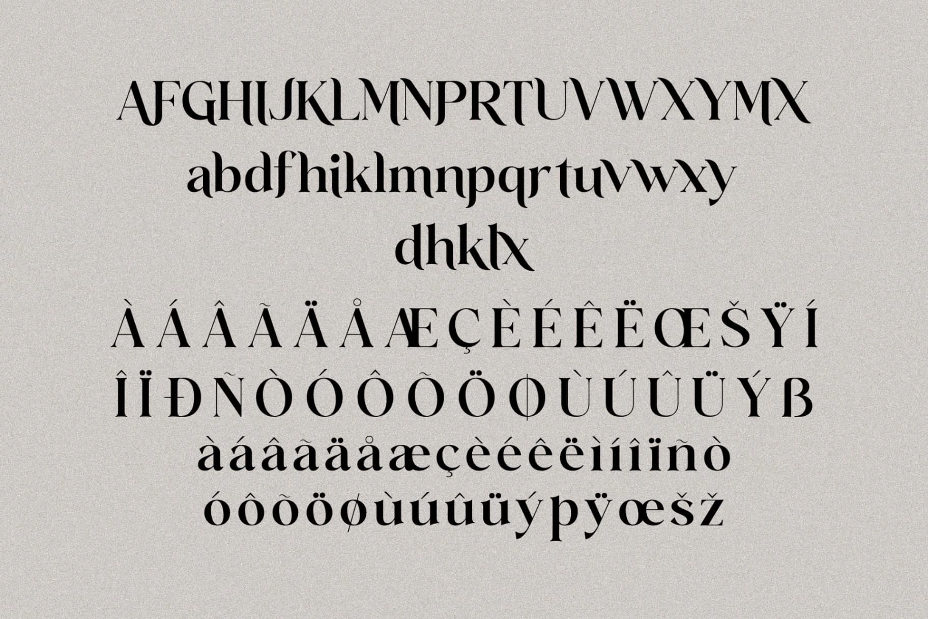 Preview 14 for Mathilga - Ligature Serif Typeface
