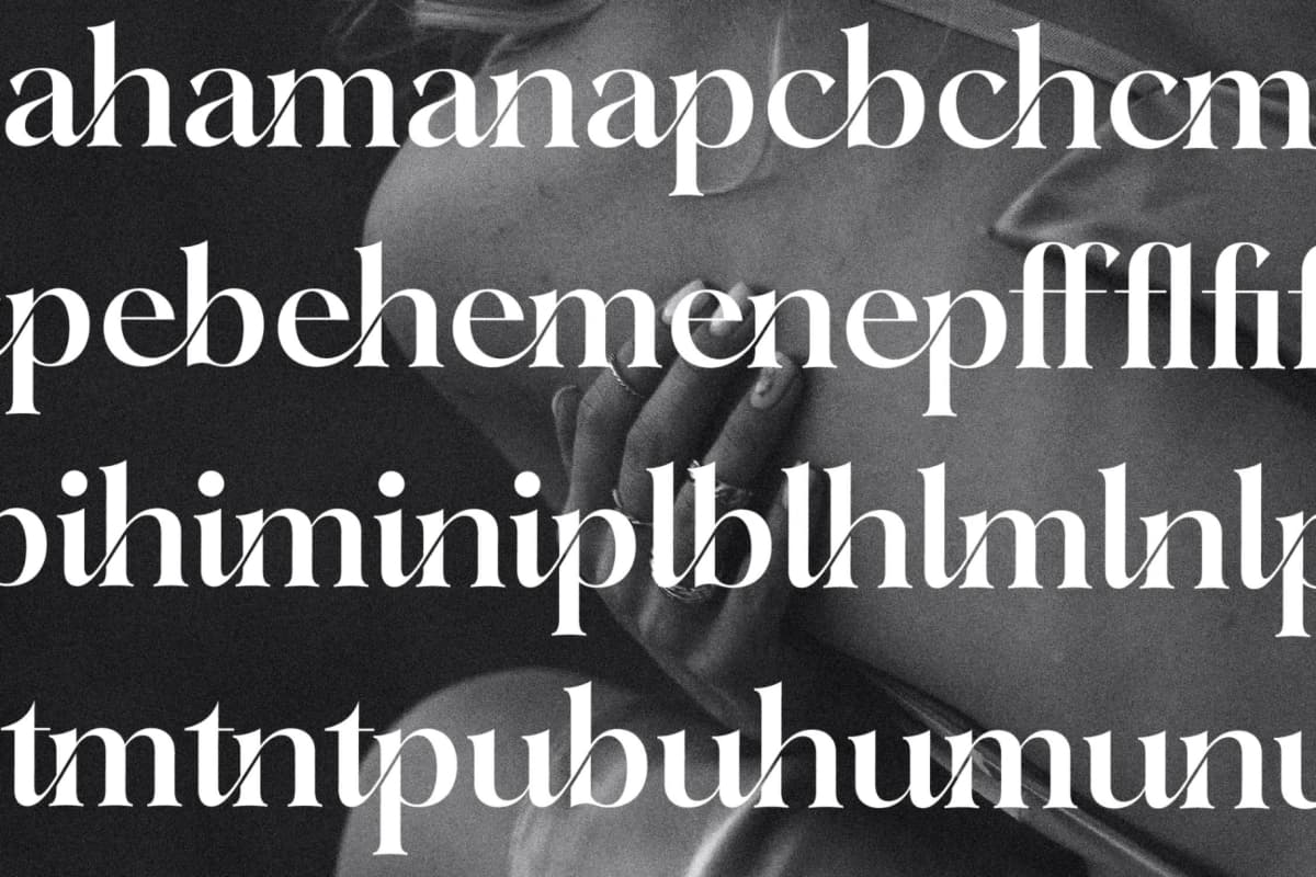 Mathilga - Ligature Serif Typeface font preview 7