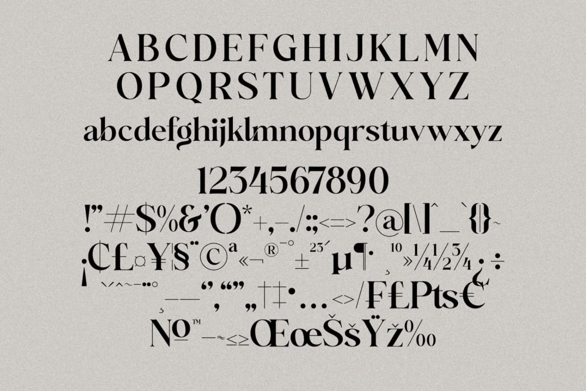 Mathilga - Ligature Serif Typeface font preview 12