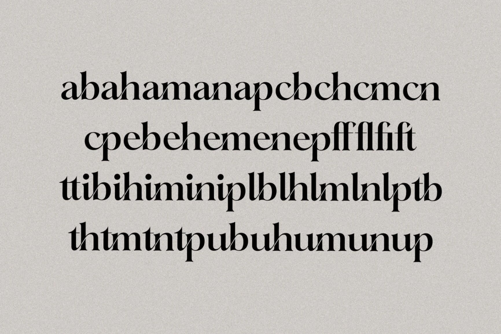 Preview 13 for Mathilga - Ligature Serif Typeface