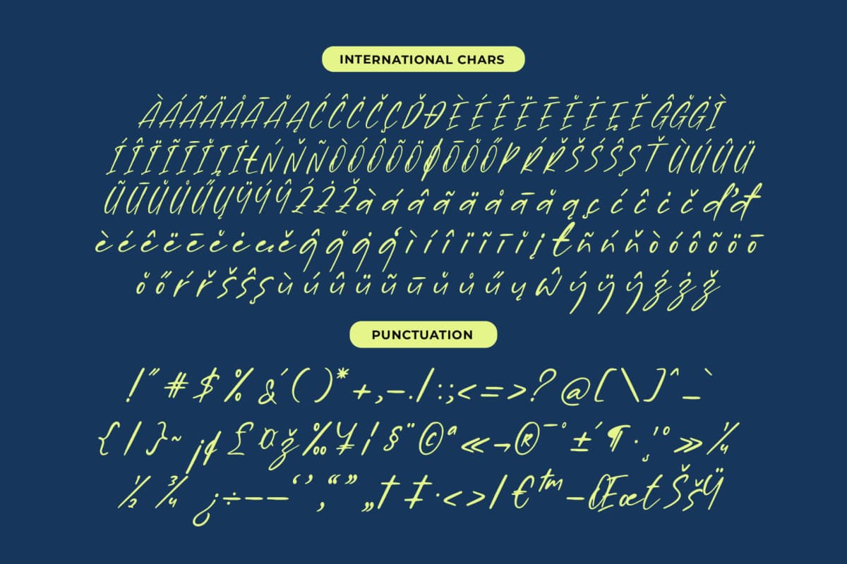 Billion Champagne Scattered – Sticky Notes Font font preview 14