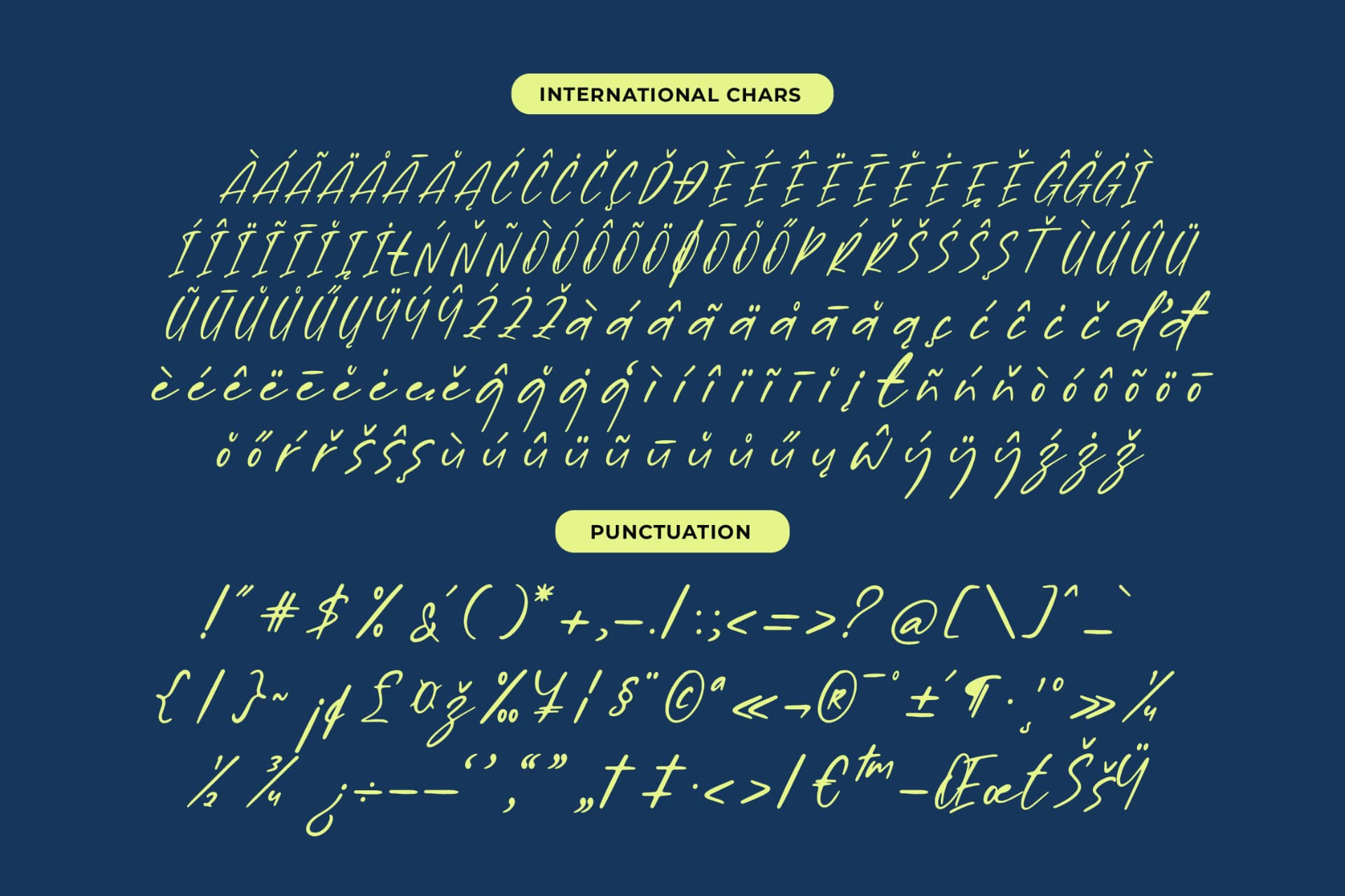 Preview 14 for Billion Champagne Scattered – Sticky Notes Font