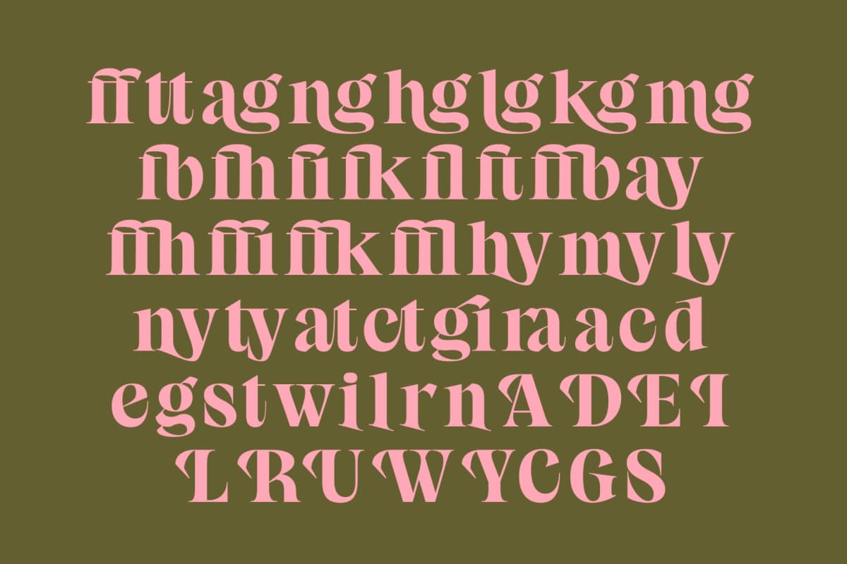 Sagira Beverly - Bold Tall Serif Font font preview 13