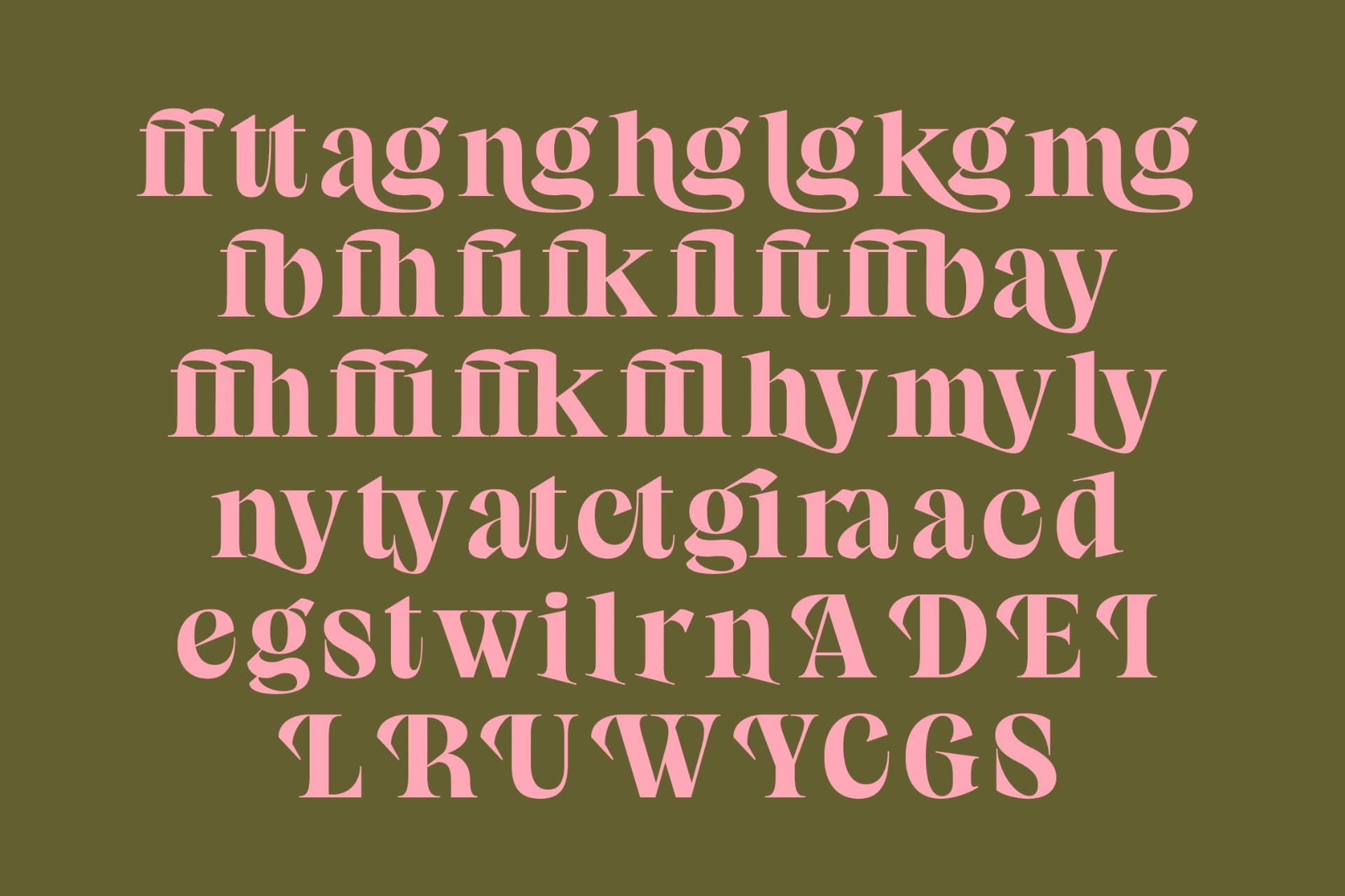 Preview 13 for Sagira Beverly - Bold Tall Serif Font
