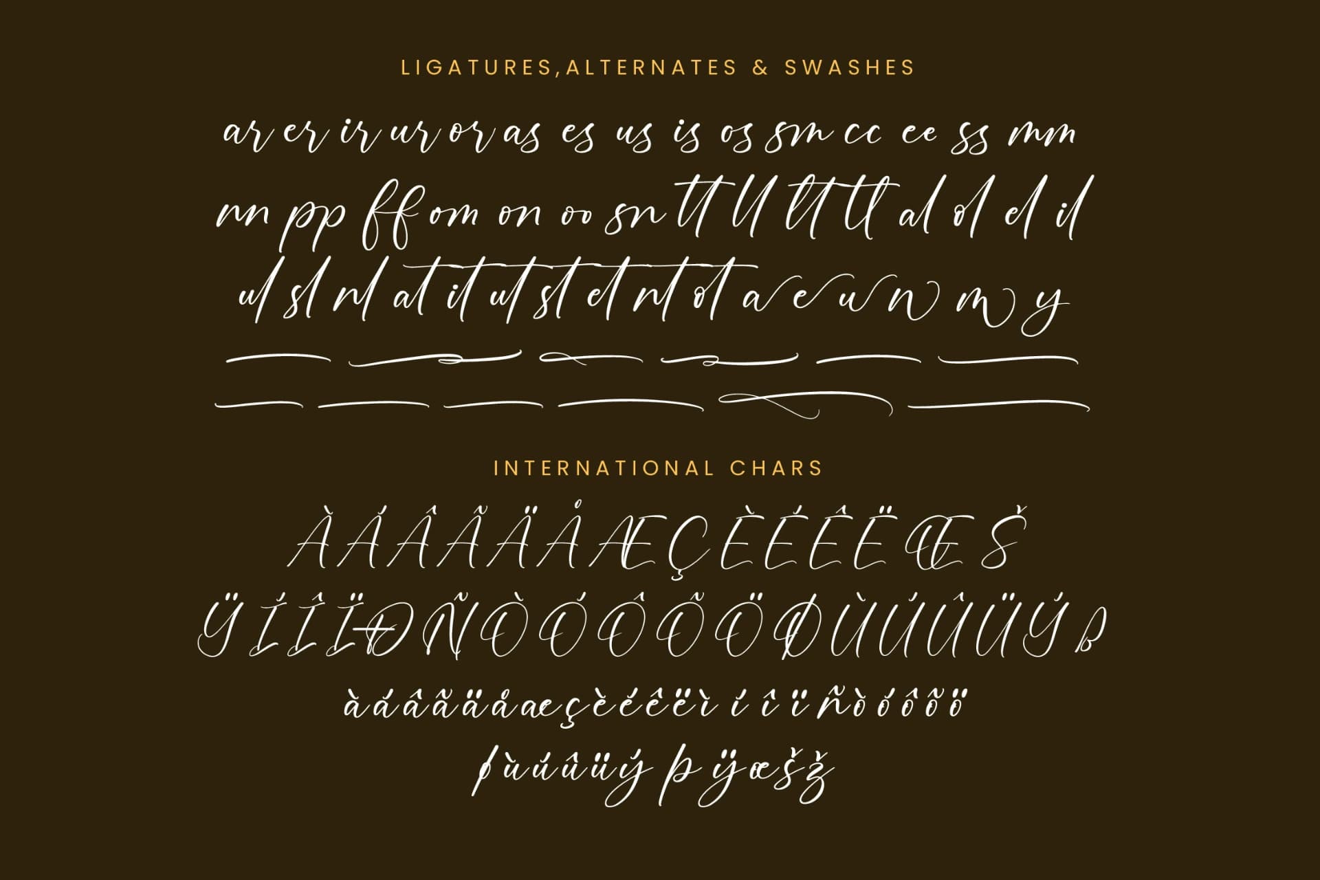 Preview 14 for Bounty Amethysa - Beautiful Script Font
