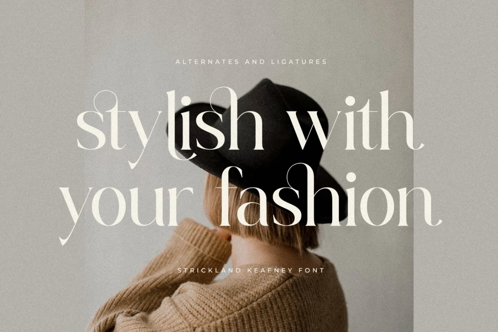Preview 3 for Strickland Keafney - Modern Serif Font