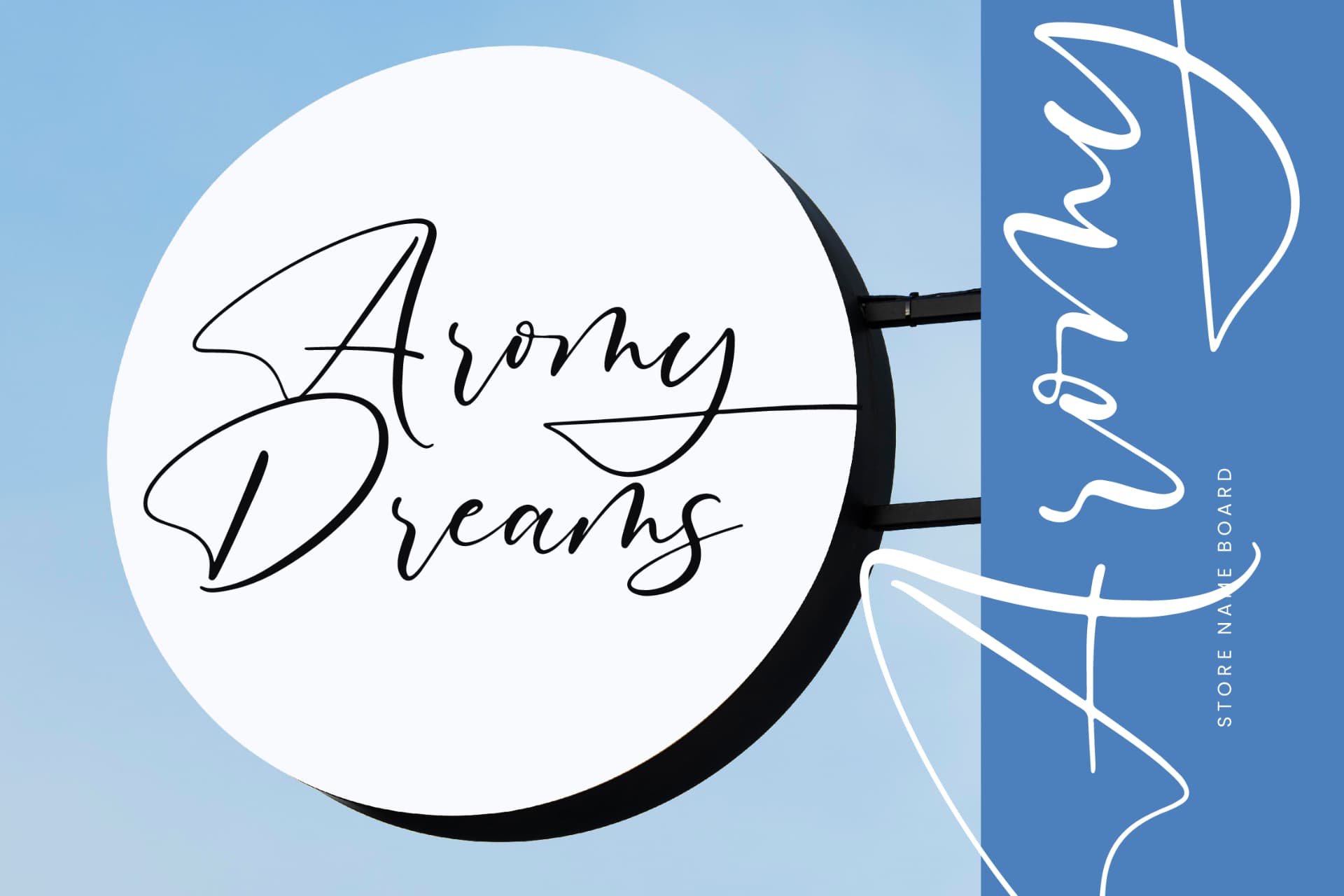 Preview 3 for Motion Amusement – Modern Signature Font