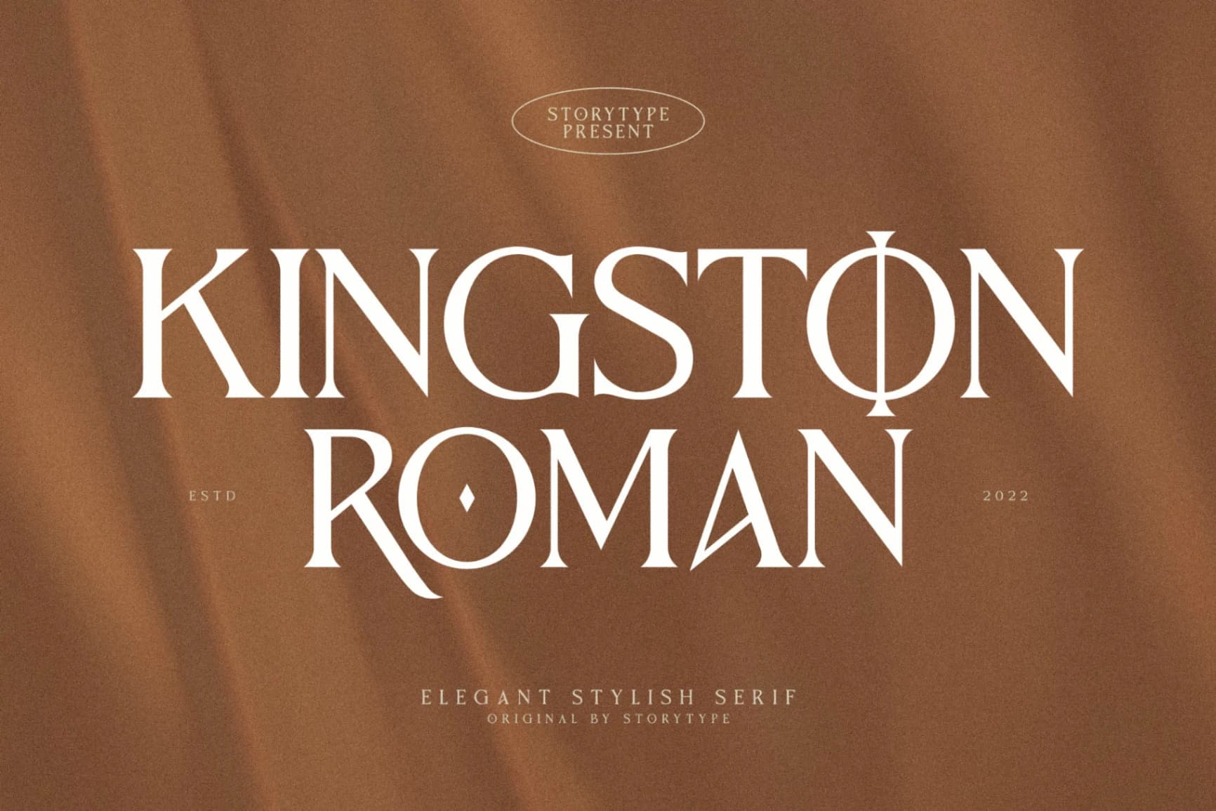 Preview of Kingston Roman - Elegant Serif Font font