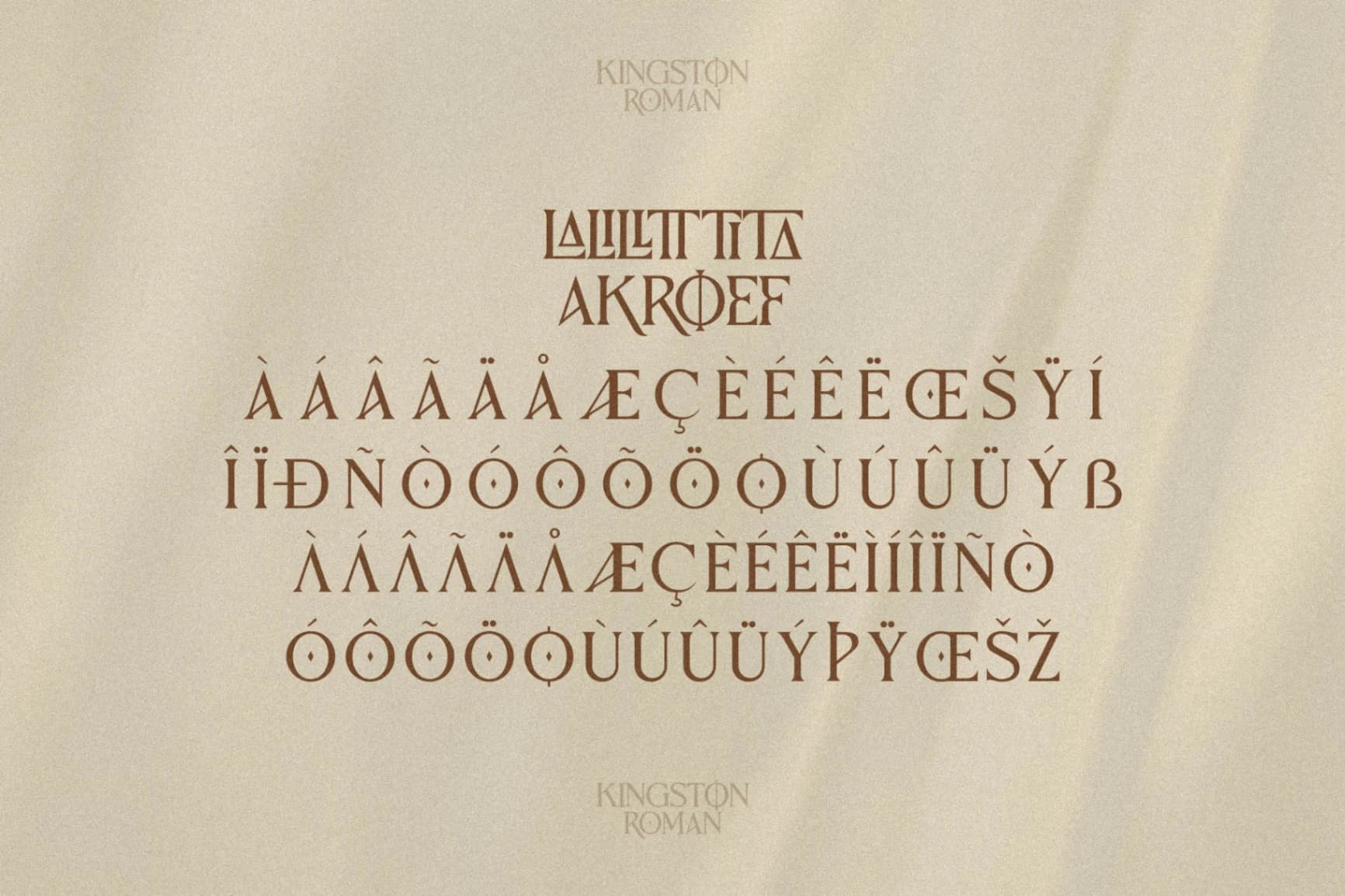 Preview 14 for Kingston Roman - Elegant Serif Font