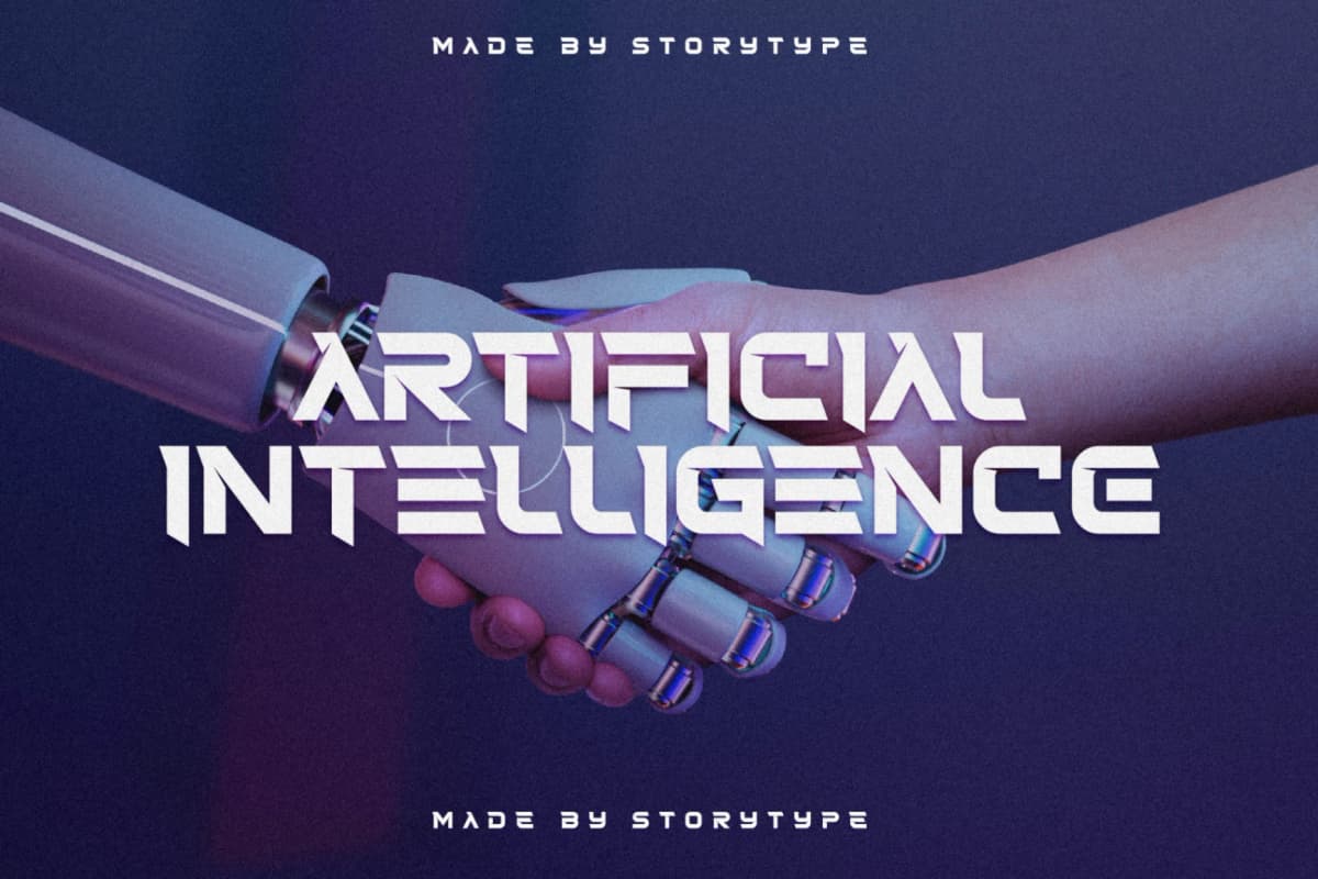 Faster Stroker - Futuristic Modern Font font preview 5