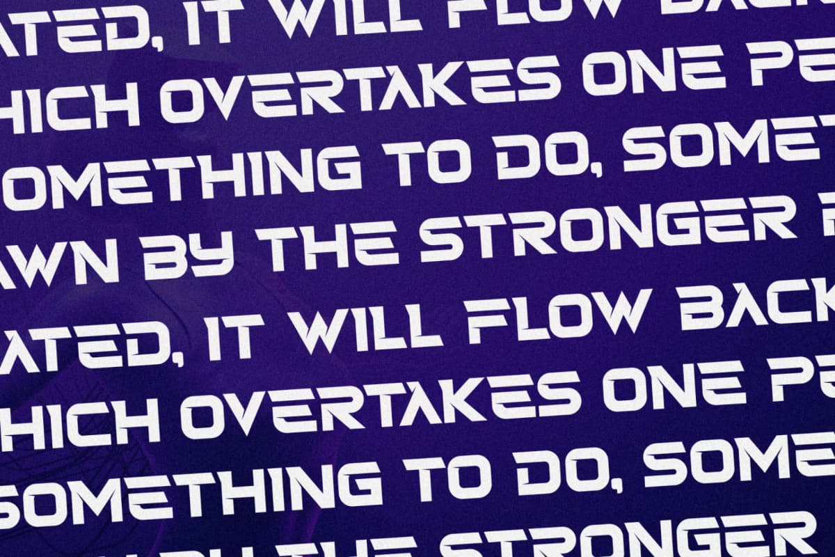 Faster Stroker - Futuristic Modern Font font preview 10