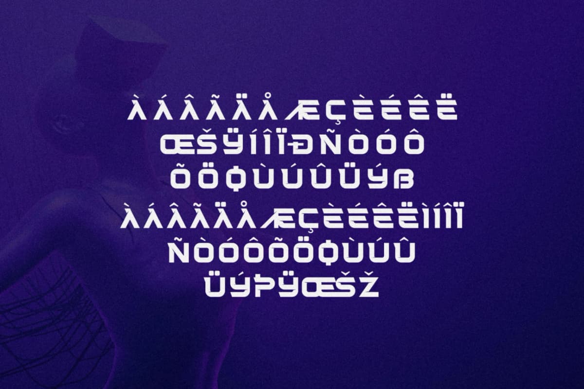 Faster Stroker - Futuristic Modern Font font preview 14