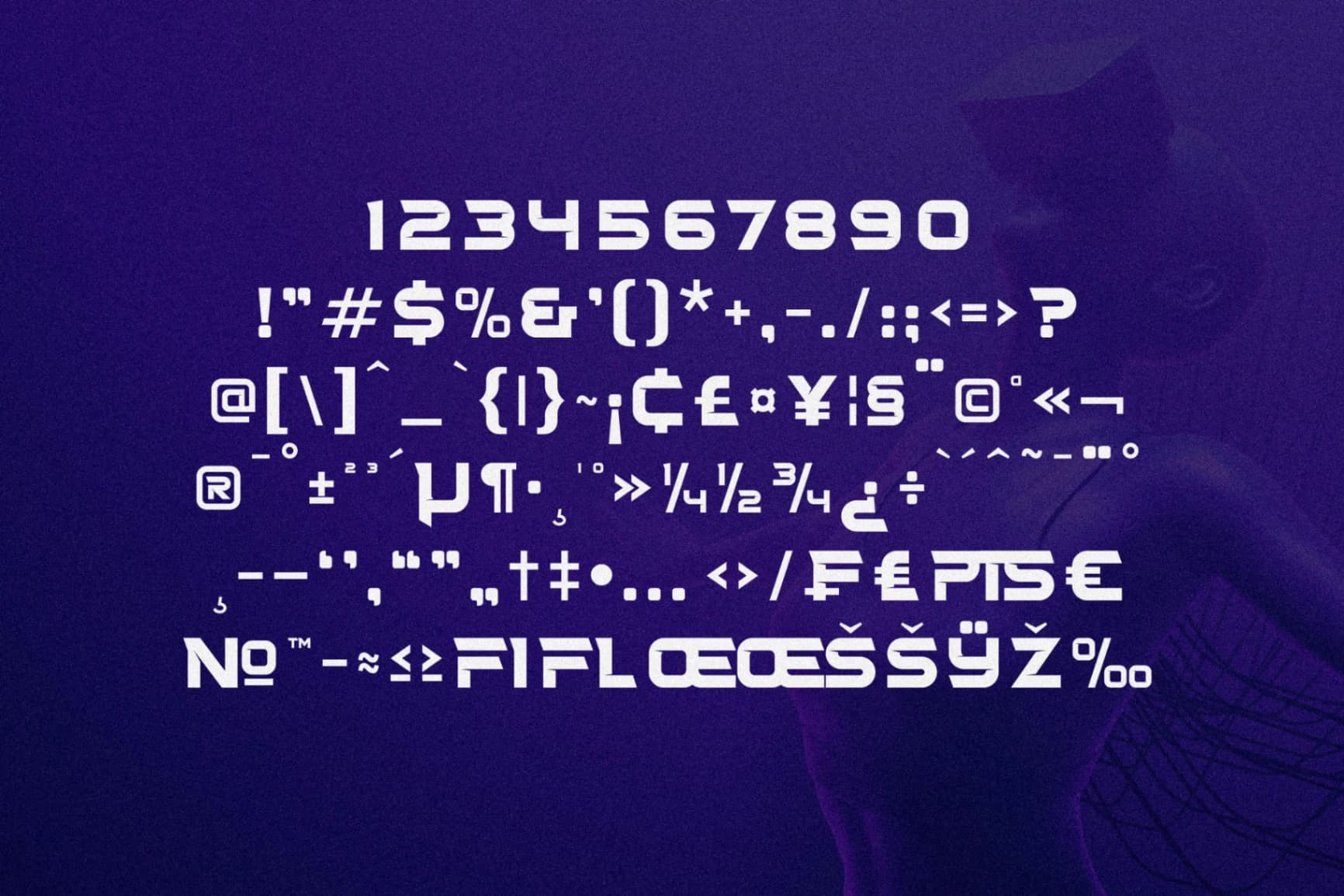 Preview 13 for Faster Stroker - Futuristic Modern Font
