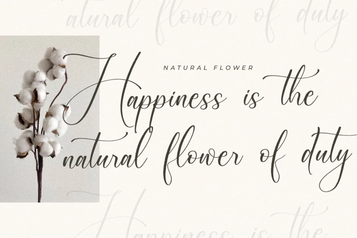 Preview 3 for Blacksttam - Luxury Script Font