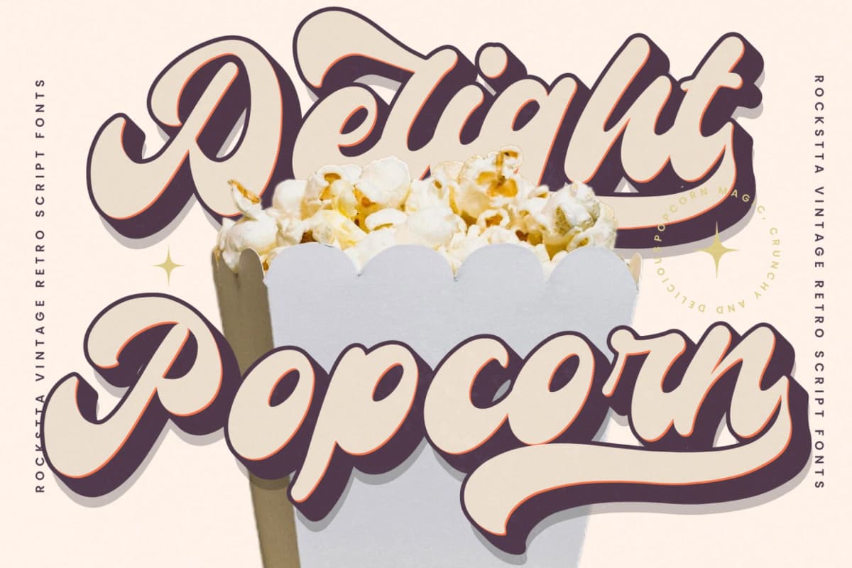 Preview 12 for Rockstta Vintage – Retro Script Font