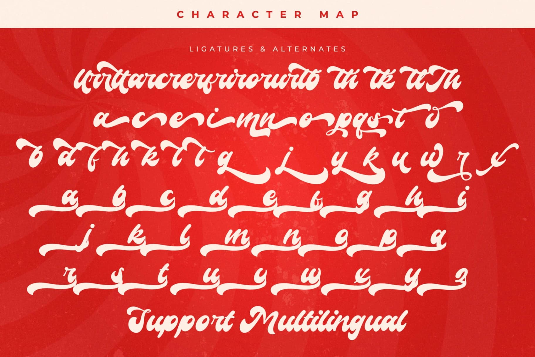 Preview 14 for Rockstta Vintage – Retro Script Font