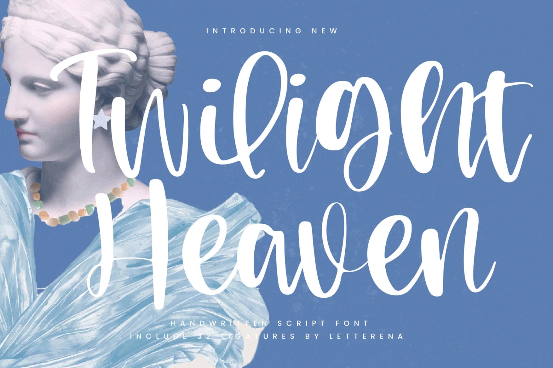 Preview of Twilight Heaven – Handwritten Script Font font
