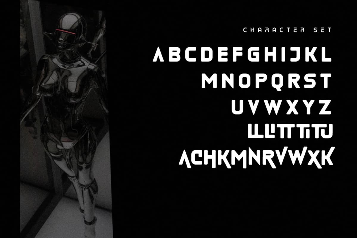 Preview 12 for Brock Restar - Modern Futuristic Font