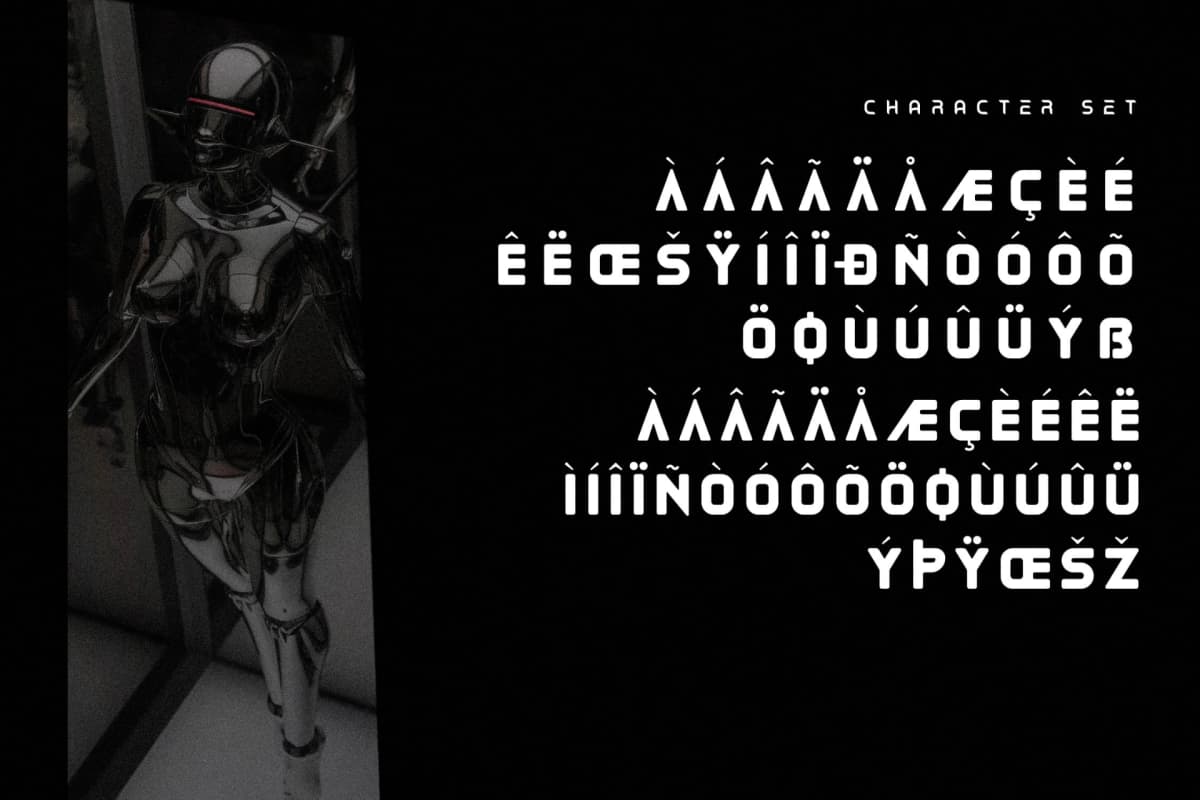 Preview 14 for Brock Restar - Modern Futuristic Font