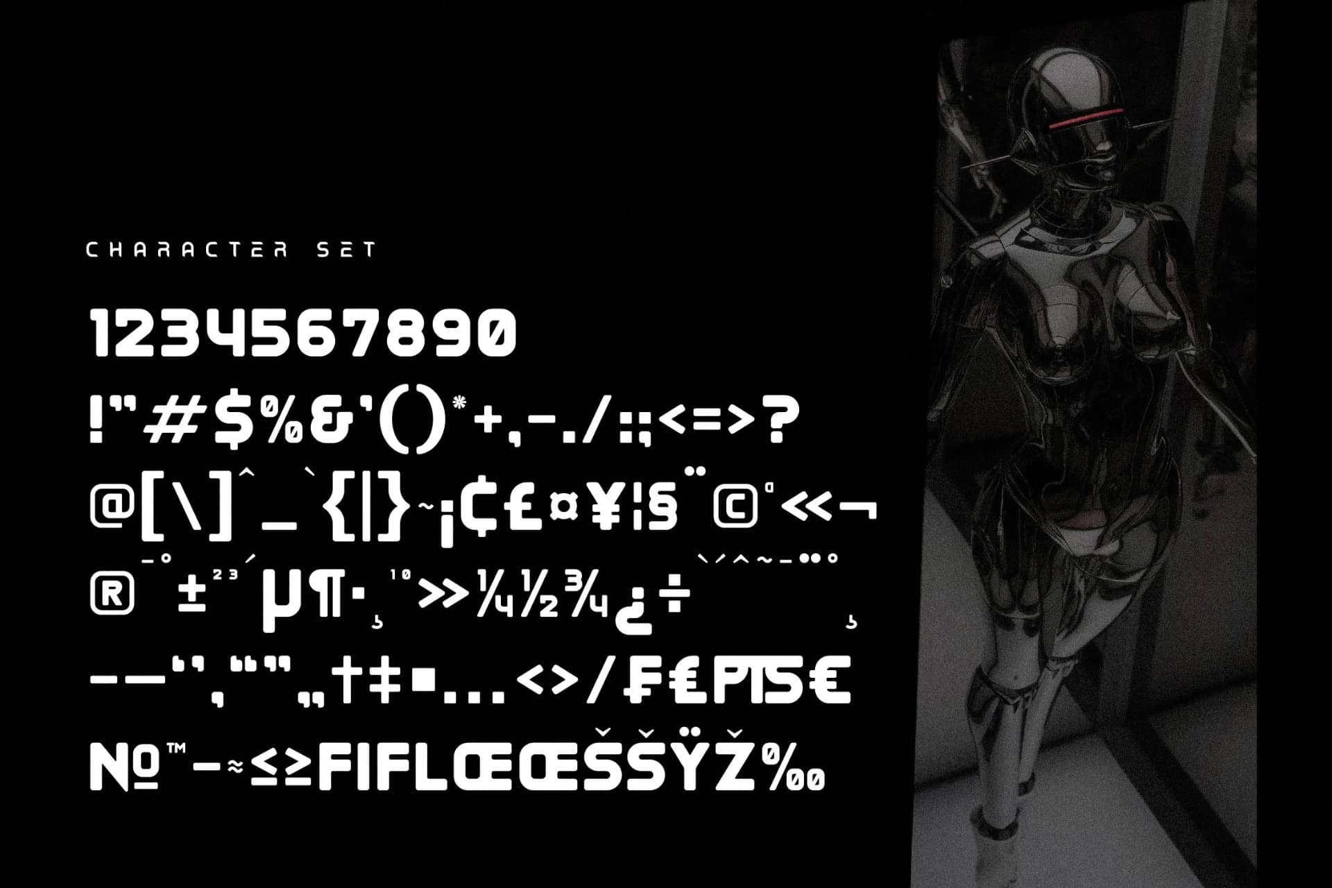 Preview 13 for Brock Restar - Modern Futuristic Font