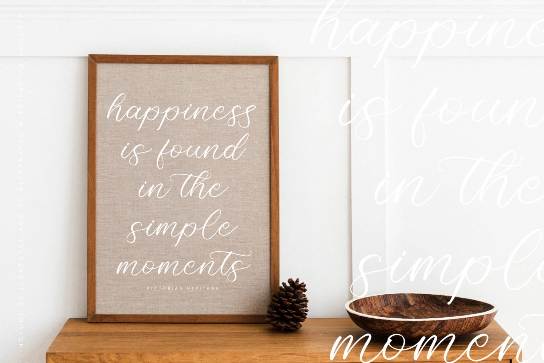 Preview 2 for Victorian Heritage – Beautiful Script Font