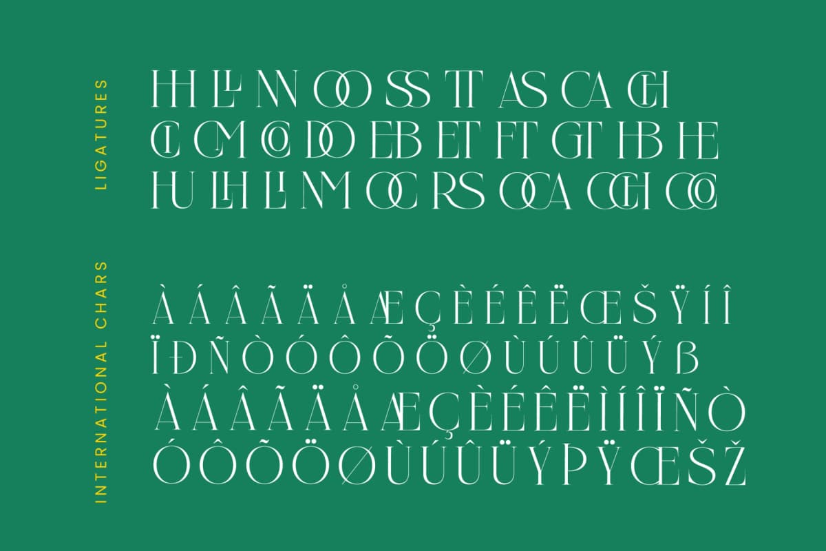 Preview 14 for Nelhinco - Modern Display Serif