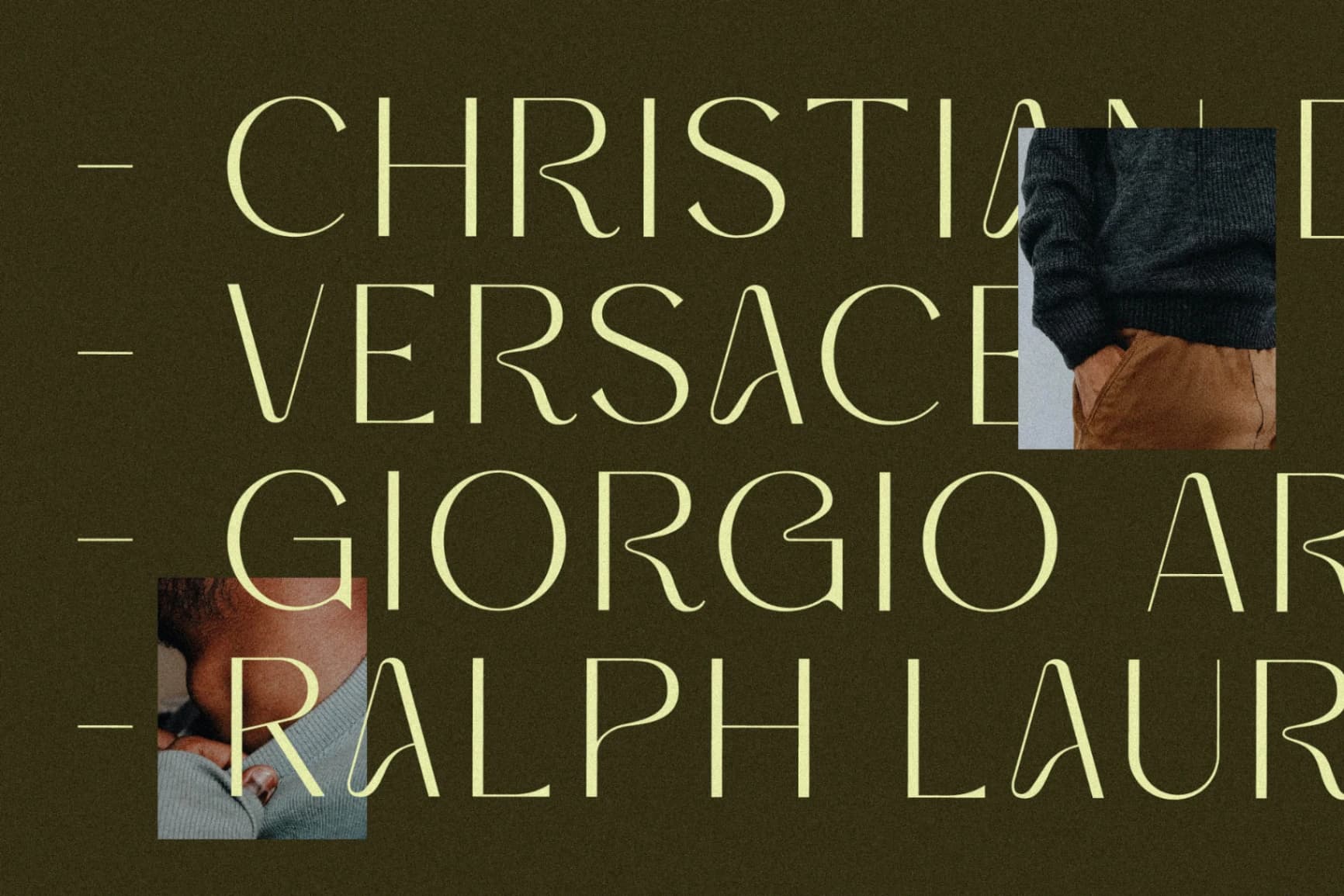 Preview 3 for Gaqire - Stylish Display Typeface