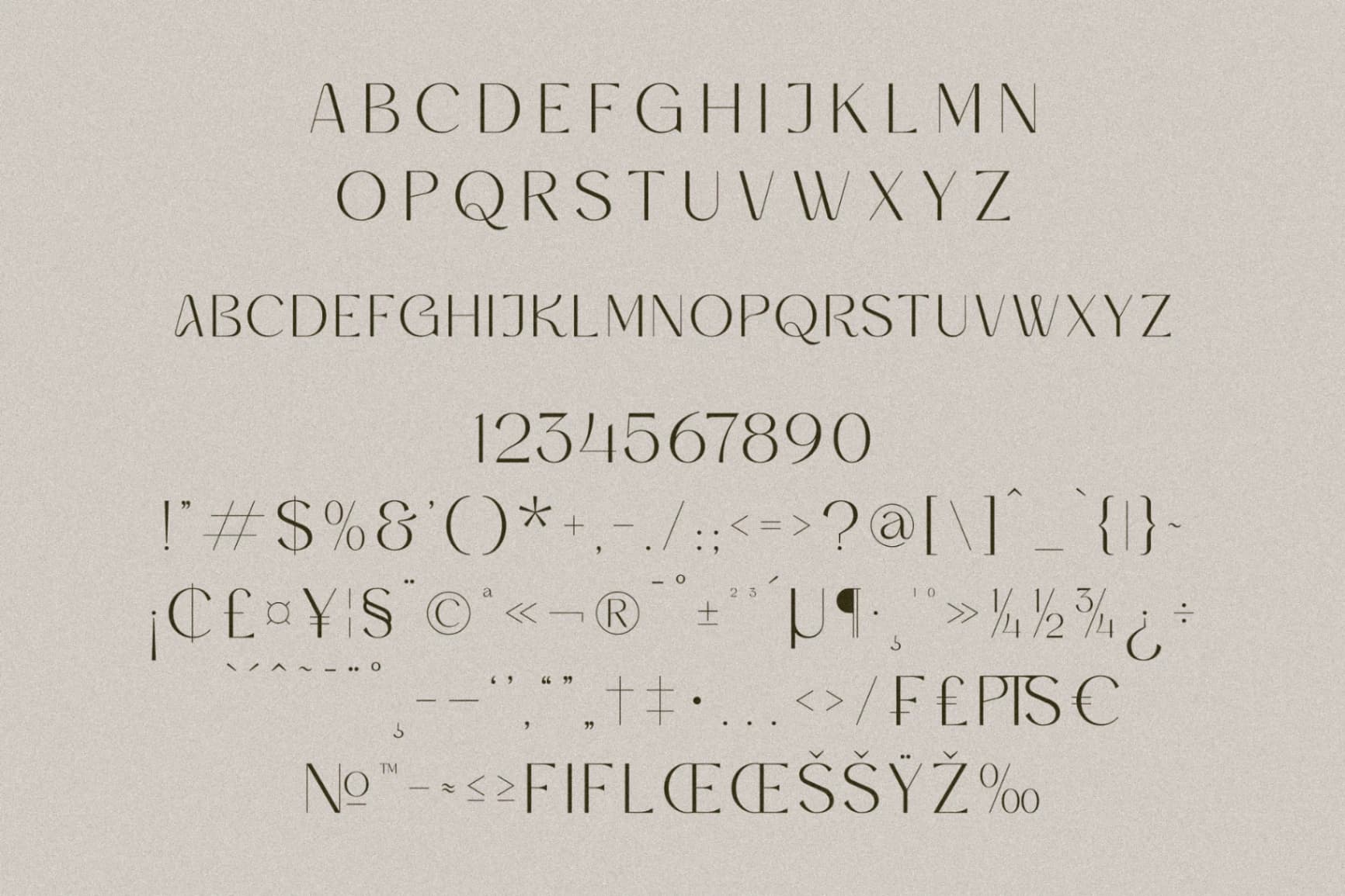 Preview 13 for Gaqire - Stylish Display Typeface