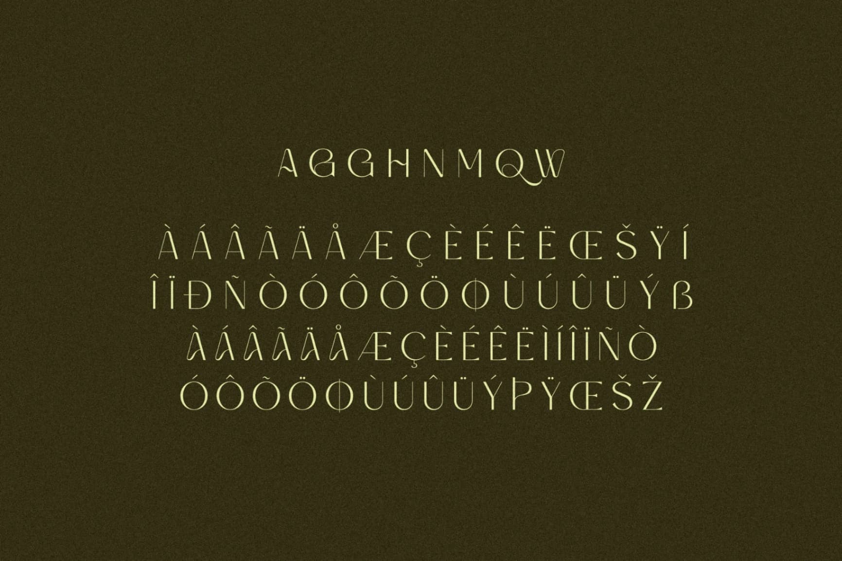 Preview 14 for Gaqire - Stylish Display Typeface