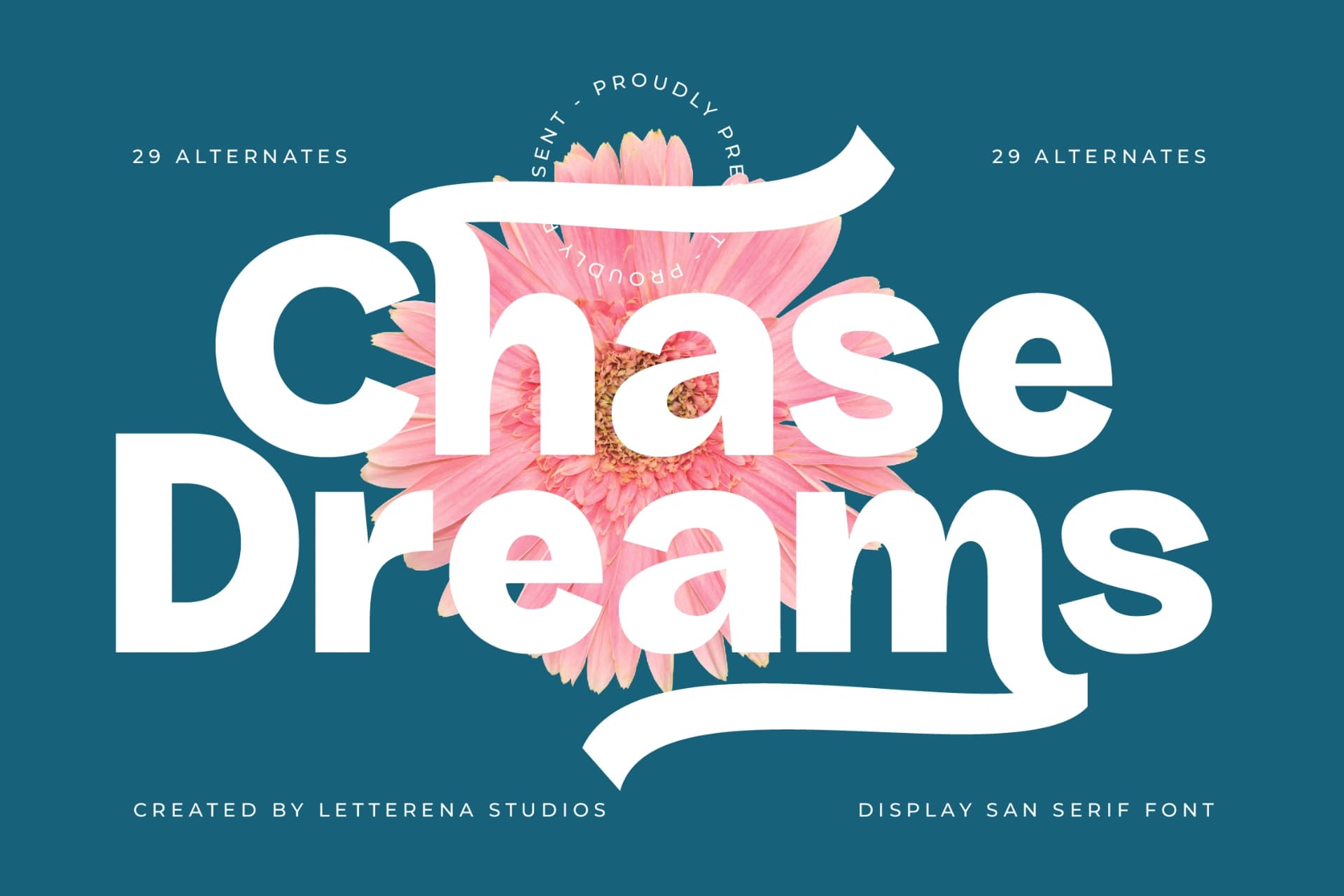 Preview of Chase Dreams – Display Sans Serif Font font