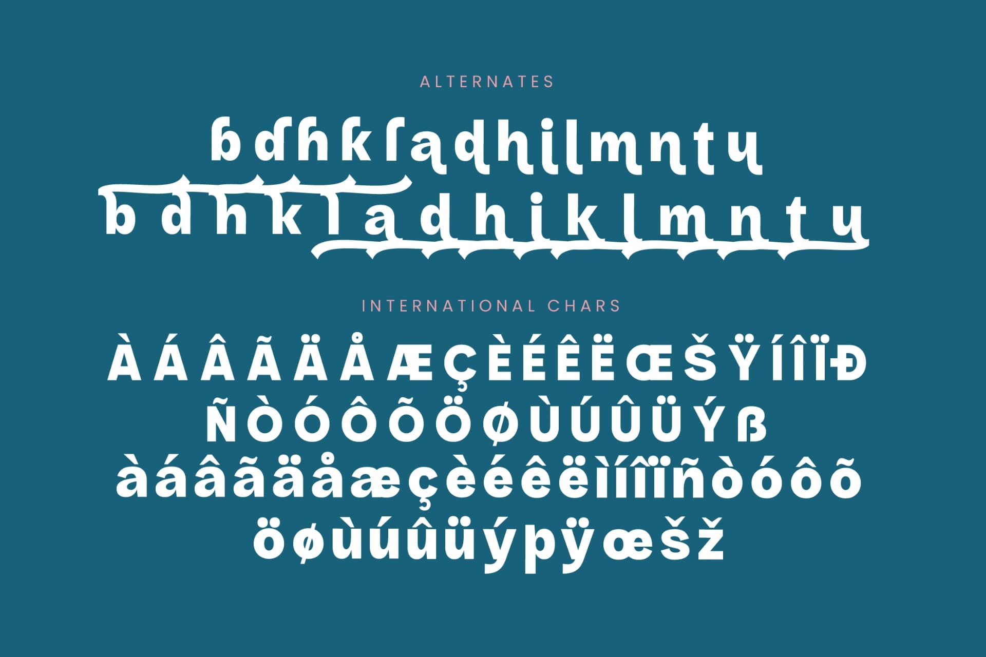 Preview 14 for Chase Dreams – Display Sans Serif Font